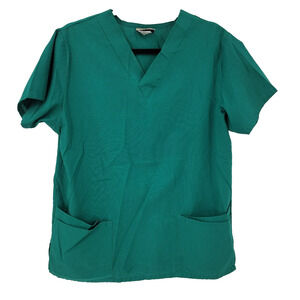 Lydia's Pro-Series Collection Women's Medium Scrub Top Four Pocket